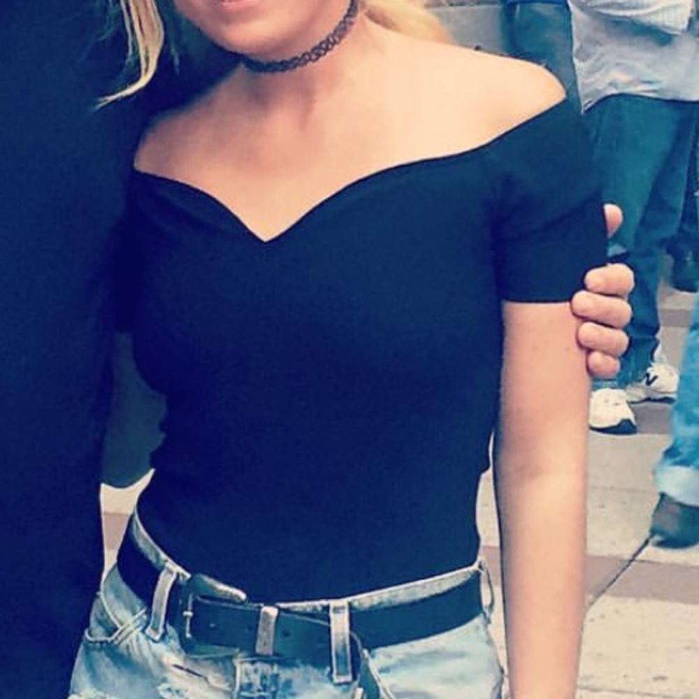 Express Black Bodysuit